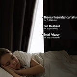 Pink Blackout-Curtains for Bedroom Pom Pom Thermal Insulated 100% Full Blackout Curtain Panels for Girls Baby Nursery Room 84 inch Energy Efficient Window Drapes for Kids 52"w x2 Panels Rod Pocket