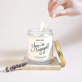 Engagement Gifts for Couples - Lavender Scented Candles, Gift for Newly Engaged Couples, Engagement Gifts for Women, Best Engaged Gift