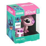 Paladone Disney Angel Mini Icon Light, Officially Licensed Lilo and Stitch LED Lamp for Kids Bedrooms, Home, Desk, Battery Powered Collectible Gift for Movie Fans