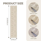 3x20 Runner Rug Non Slip,Washable Hallway Runner Rug,Brown