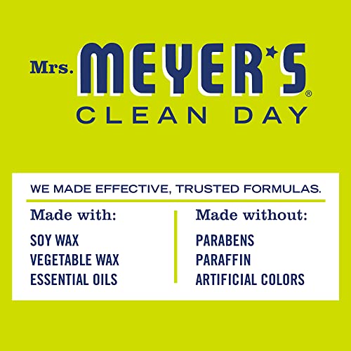 MRS. MEYER'S CLEAN DAY Scented Aromatherpay Candle, Lemon Verbena, 7.2 oz