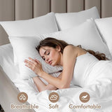 MIULEE 16x26 Inch Premium Lumbar Throw Pillow for Bed Sofa Couch