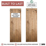 Ilyapa Wood Shutters Wall Decor - Farmhouse Style Barn Door Shutters for Interior Wall Art