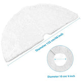 Christmas Tree Skirt - 48 Inches White Christmas Tree Skirt, High-End Soft Classic Fluffy Faux Fur Tree Skirt for Xmas Tree Decorations and Ornaments