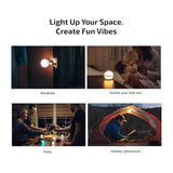 OLIGHT Sphere Smart Night Light, 75 lumens Stepless Dimming Table Lamp with Remotely APP Control, Magnetic Rechargeable RGB Ambient Lighting for Sleeping, Reading, and Relaxation