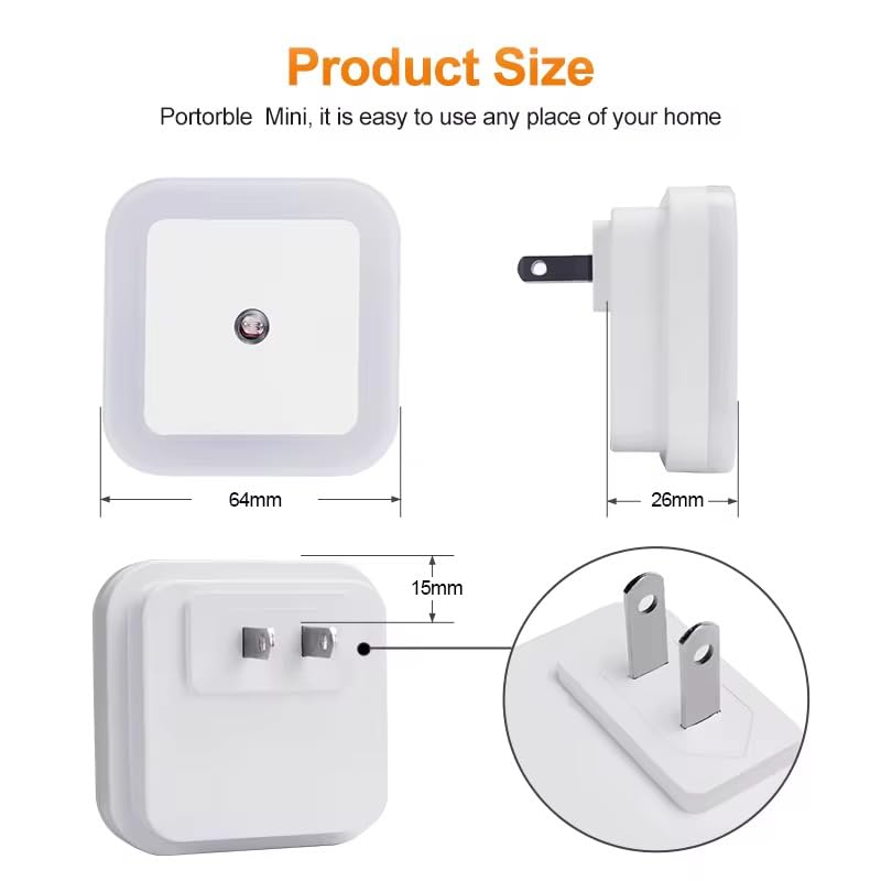 Night Light Lamp with Smart Sensor