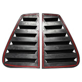 Car Rear Window Side Vent Shutter Louver Cover Trim Exterior Accessories Body Kits Fit for VW Golf 4 MK4 1997-2006(Carbon Look)