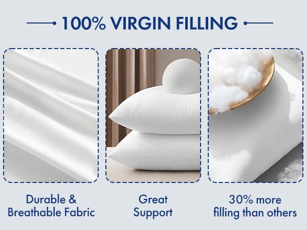 MIULEE 20x20 Inch Pillow Inserts Pack of 4 - Textured Woven Fabric Cover