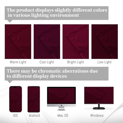 Yakamok Velvet Curtains 84 inches 2 Panels - Luxury Room Darkening Wine Red Curtains for Bedroom Living Room Thermal Insulated Super Soft Window Drapes Rod Pocket, Wine Red, W52 x L84 inches