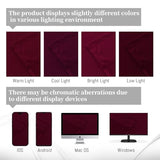 Yakamok Velvet Curtains 84 inches 2 Panels - Luxury Room Darkening Wine Red Curtains for Bedroom Living Room Thermal Insulated Super Soft Window Drapes Rod Pocket, Wine Red, W52 x L84 inches