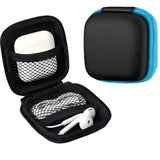 1 pc Travel Mini Portable Headphone Case Coin Purse Storage Box Jewelry Accessory Box