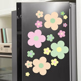 Hotop 128 Pcs Y2K Room Decor Cute Flowers Wall Decal Aesthetic Preppy Wall Art Decor Peel and Stick Retro Stickers Room Aesthetic Decor for Girl Teen Home Dorm Bedroom Decoration (Danish Pastel)