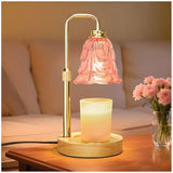 Candle Warmer Lamp with Timer Dimmer, Adjustable Height Pink Tulip Candle Wax Warmer, Christmas Birthday Gift for Mom Women,House Warming Gifts for New Home Bedroom Decor,Flower Pink