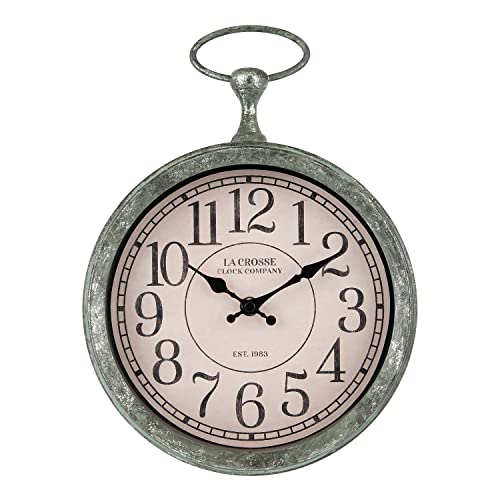 La Crosse Technology Wall Clock - 12.5-inch x 9-inch x 2.1-inch - 404-3828