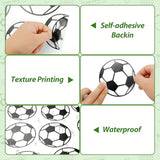 SITAKE 43 Pcs Soccer Stickers, Kids Soccer Ball Stickers Decals for Kids Room, Football Wall Decal Sticker Vinyl Art DIY Sticker for Boys Bedroom Playroom Living Room Window Door Decoration