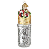 Old World Christmas Burrito Glass Blown Ornaments for Christmas Tree