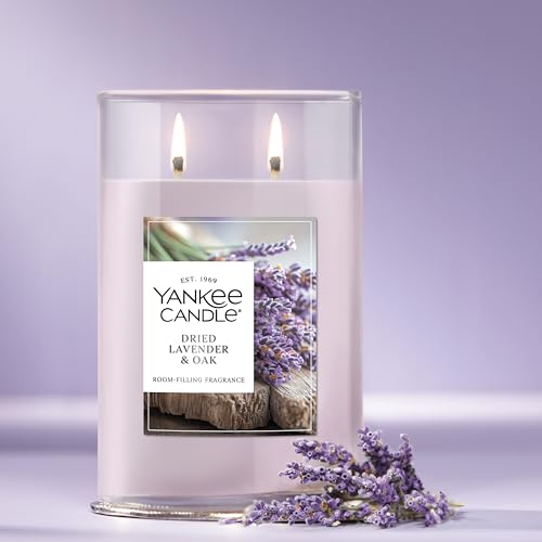 Yankee Candle Dried Lavender & Oak Scented Candle, 20oz Large Tumbler