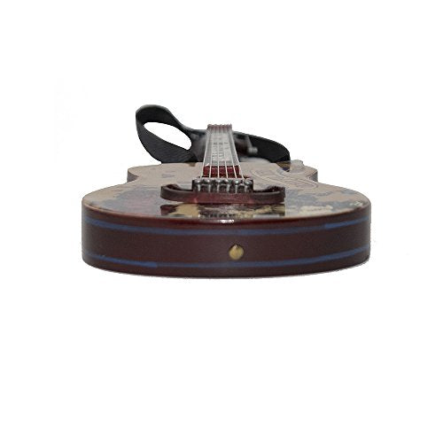 Kurt Adler Grateful Dead Guitar Ornament with Guitar Case, 5.5"