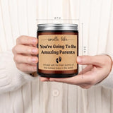 GSPY Candles, New Parents Gifts for Couples, Mom to be, New Dad - First Fathers Day, Baby Shower, Pregnancy, Congratulations Baby, Gender Reveal Gifts for Parents to be, First Time Dad, Expecting Mom