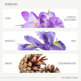 The Magic Scent Santal Fragrance Oil - Diffuser Oil Scent - Santal Aroma Diffuser Oils - Luxury Scents for Home - Sandalwood Oil - 8.5 fl oz, 250 mL