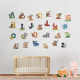 DEKOSH Alphabet Wall Decals - Colorful ABC Wall Stickers for Kindergarten, Playroom & Baby Nursery