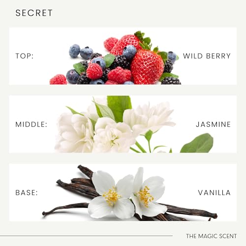 The Magic Scent Secret Diffuser Oil - Hotel & Home Luxury Scents - Diffuser Oil Scents for Home Designed for Use in All Diffusers - 4 fl oz, 120 mL