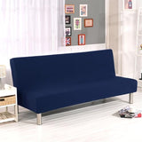 Futon Slipcover,Futon Covers Slipcover,Futon Covers Folding Sofa Cover Solid Color Futon Slipcover Polyester Elastic Fabric All Inclusive Cover