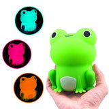 OkiyiD Frog Night Light for Nursery, Rechargeable Dimmable Bedside Lamp with Touch Control(ABS+SIL), Portable Kids Gift for Girls, Boys, Babies