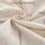 THREE GIRLS Plaid Pinch Pleated Curtains - Modern Luxury Linen Buffalo Blackout Drapes, Thermal Insulated Double Layer Window Panels for Living Room Bedroom, 90 Inches Long Brown 2 Panels Set
