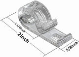 8pcs Roller Shade Clear Saftey Chain Retainer and Cord Guide Fixation Hook P Clip for Roller Blinds Cord Loop and Bead Chain Tension Device