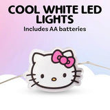 Silver Buffalo Hello Kitty Face with Pink Bow 20ct Decorative String Lights, 7 Feet Long, Battery Powered (Batteries Not Included), Pink LED, Indoor Use Only