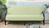 OctoRose 3 Side Zipper Classic Soft Micro Suede Futon Cover/Slipcover/Sofa DayBed Mattress Cover Couch Protector (Cover ONLY) (Light Pastel Green, Full Size)