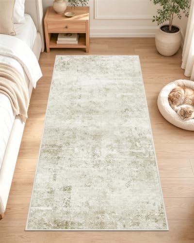 OLANLY 2x5 Washable Runner Rug, Soft Non Slip Carpet for Hallway Kitchen