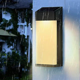 2-Pack Solar Wall Lamp Outdoor Garden Wall Lights Modern Solar Porch Wall Lights Outside Lanterns Wall Mounted Lamp for Villa Courtyard Balcony Foyer Entrance Corridor Patio Garage
