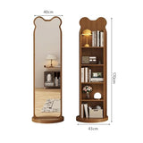 FKEE55UED Floor Full Length Mirror Wood Frame Floor HD Dressing, for Bedroom/Living Room，43 * 170cm Mirror
