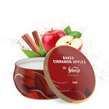 Febreze Scented Candle, Baked Cinnamon Apples Scent, 4 Wick Candle, Reusable Tin, Long Lasting Even Burn, 11oz, Single Pack