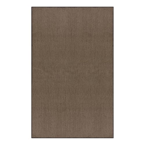 Lahome Noe Farmhouse Black Rug for Living Room, 5x8 Washable Area Rug for Dining Room Office, Neutral Large Non Slip Non Shedding Floor Carpet for Bedroom Entry