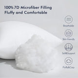 MIULEE 14x24 Inch Throw Pillow Insert for Couch Sofa Bed