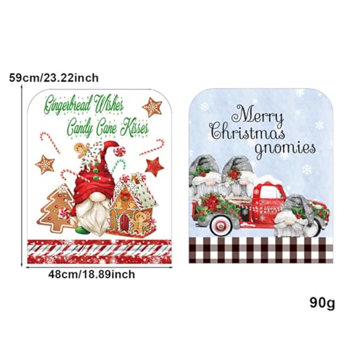 Christmas Chair Christmas Decoration Truck Chair Back Slipcovers New Year 2024 Ornaments for Home Banquet