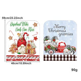 Christmas Chair Christmas Decoration Truck Chair Back Slipcovers New Year 2024 Ornaments for Home Banquet