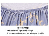 YOPOIY Printed Futon Cover Elastic Feature Rich Textured Futon Slipcover Washable Armless Sofa Cover for Living Room Bedroom Furniture -31-170-210cm