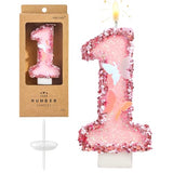 PHD CAKE Number 1 Pink Butterfly Birthday Candles, Butterfly Themed Number Candles, Cake Number Candles, Party Celebration