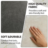 Poang Ottoman Cushion Cover,Armchair Replacement Covers Fits Poang Footstool,Covers Only,Cushion Not Included (Grey)