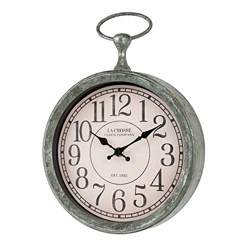 La Crosse Technology Wall Clock - 12.5-inch x 9-inch x 2.1-inch - 404-3828