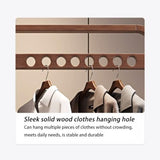 Full-Length Mirror Floor-Standing Coat Rack with Dressing Mirror Home Living Room Bedroom Dressing Mirror Entrance Long Door Mirror Full Length Floor Mirror (120cm)