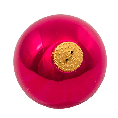 Kurt Adler 65mm Shiny Multicolored Glass Ball Ornaments, 6-Piece Box Set, GG0123