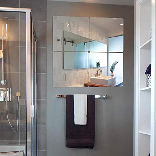 Rectangle eless Mirror Wall Mounted eless for Rounded Corners Floor Mirror Bedroom Bathroom Hall Full Length Mirror AN1018 912