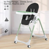 High Chair Cushion, Baby Dining Chair Seat Cover, Seat Cushion Breathable Pad, Foldable Baby Highchair Cover, Protects from Spills and Crumbs for Baoneo, Kosmic Jané, Siesta Zero3 (Black)