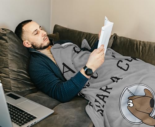 Get Well Gifts for Women/Men After Surgery, Sympathy Gift, Feel Better/Get Well Soon Gifts for Women, Surgery Recovery Gifts for Men, at Least You Dont Have to Wear A Cone Blanket 50"x60"