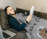 Get Well Gifts for Women/Men After Surgery, Sympathy Gift, Feel Better/Get Well Soon Gifts for Women, Surgery Recovery Gifts for Men, at Least You Dont Have to Wear A Cone Blanket 50"x60"